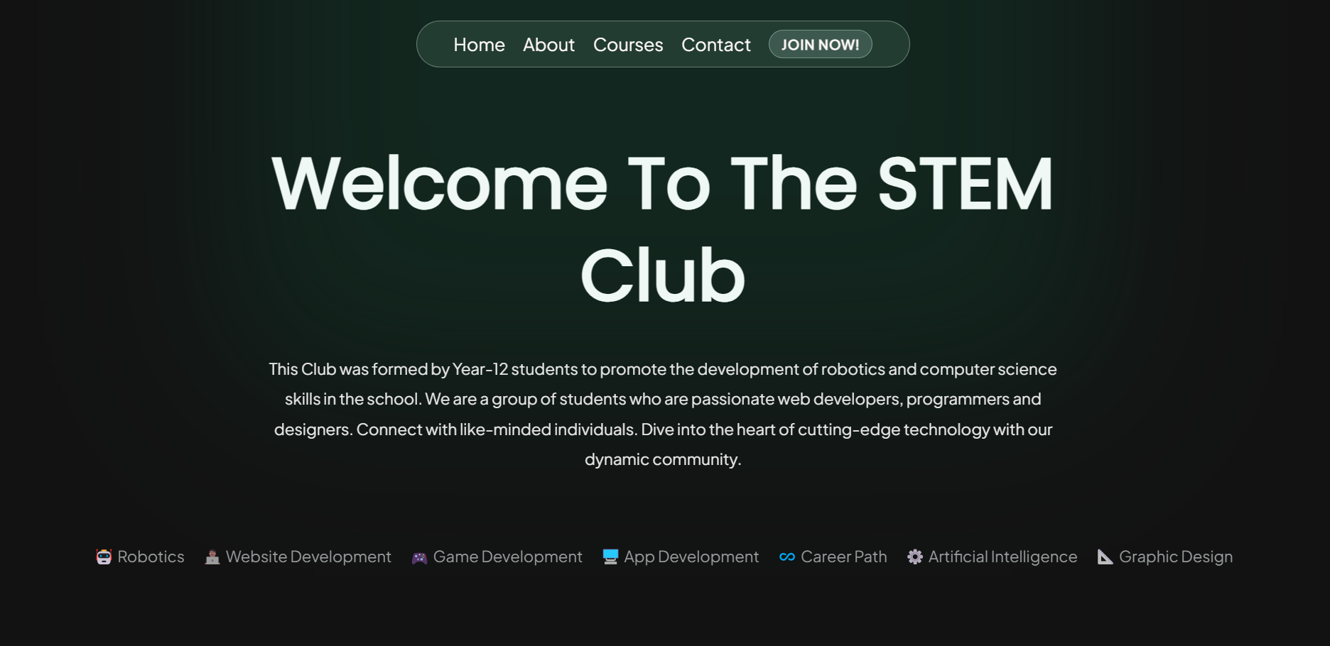stem club webpage